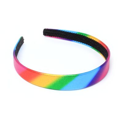 FAULTY. 2cm wide rainbow aliceband