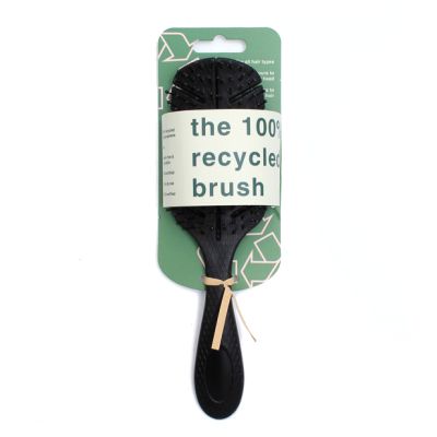 100% recycled plastic hair brush 20.5cm
