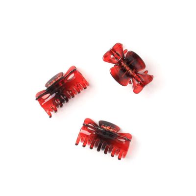 Card of 3 small Tort Recycled clamps 4cm