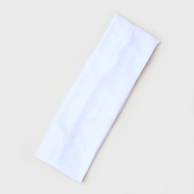 White bandeau 20x7cm