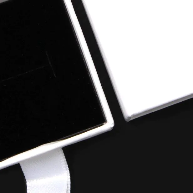 5x5x2cm. White Kraft matchbox style gift box 5x5x2cm. White Kraft matchbox style gift box