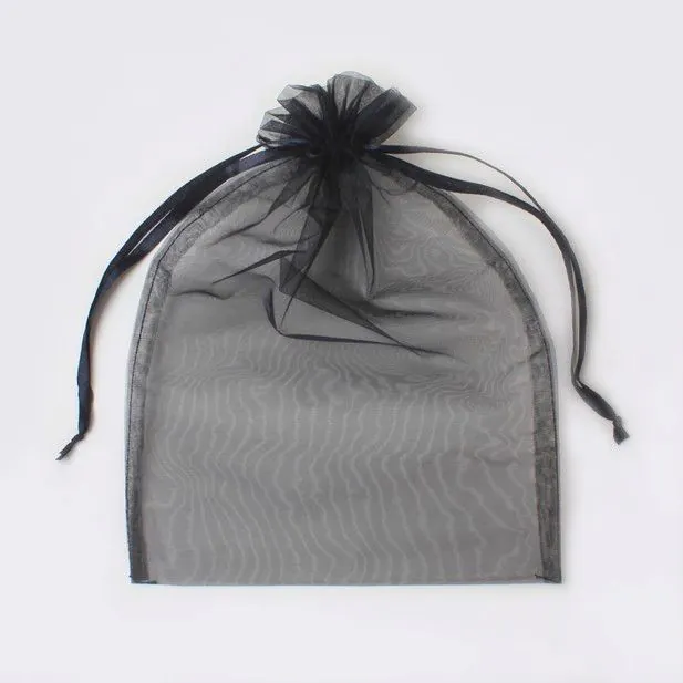 LARGE black organza gift Size approx