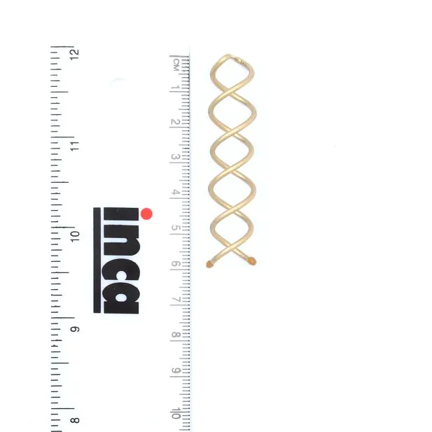 Pair of Blonde twist in hair pins 55mm