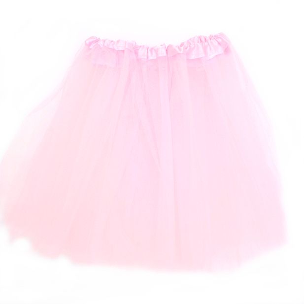 Pink net child size Tutu with triple layered skirt. Waistband approx ...