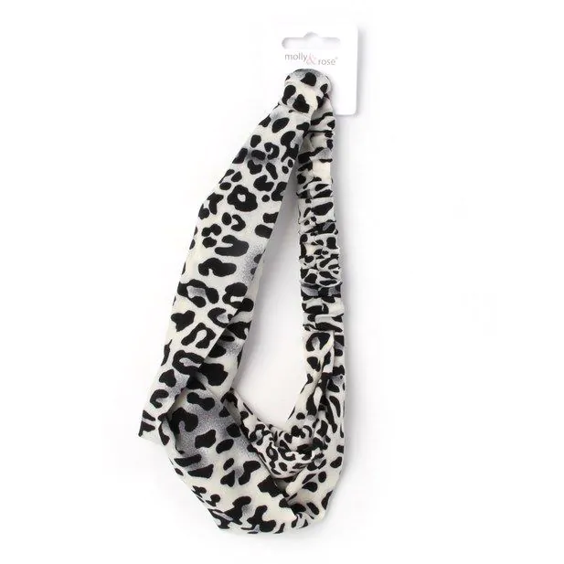 Animal print link bandeau