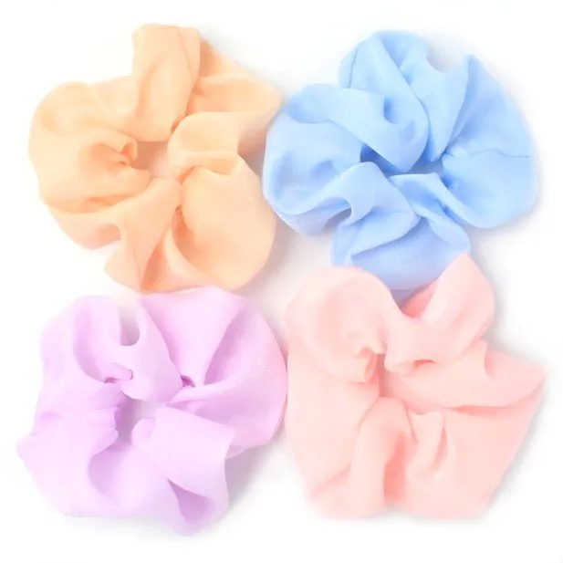 Large - Pastel shimmer scrunchie.Dia 13cm