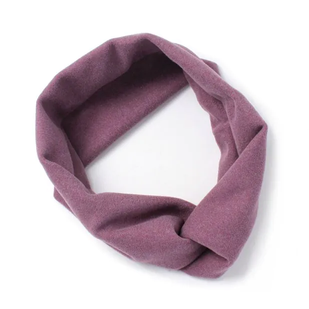 Soft twisted front bandeau