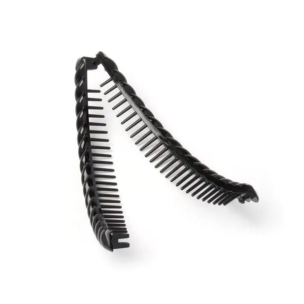 Black barleytwist clip 16cm