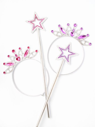 Tiaras and wands for dressing up