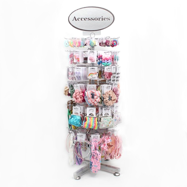 Kidswear supplies - accessories spinner with prodcuts