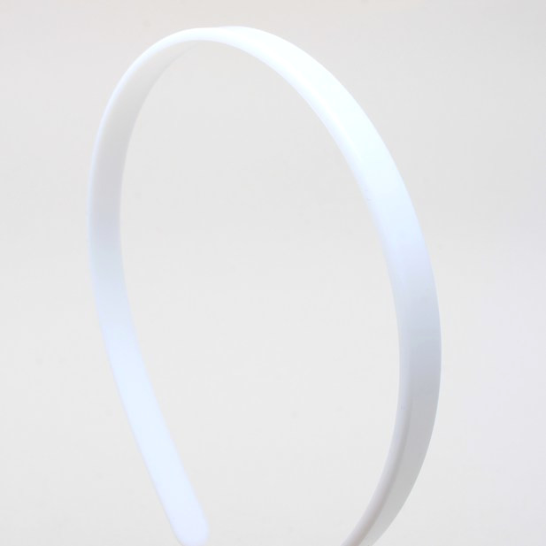 Recycled plastic aliceband - white