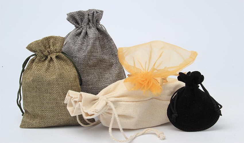 Fabric Drawstring Gift Bags