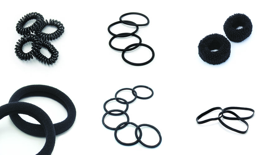 Black Hair Elastics