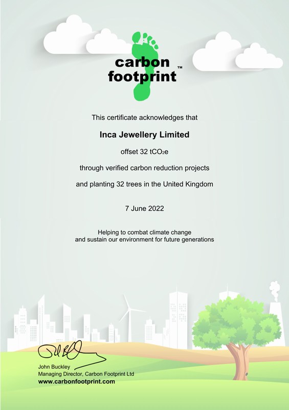 Carbon Offset Certificate