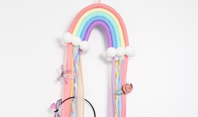 Wholesale Hair Accessory Holder - Rainbow