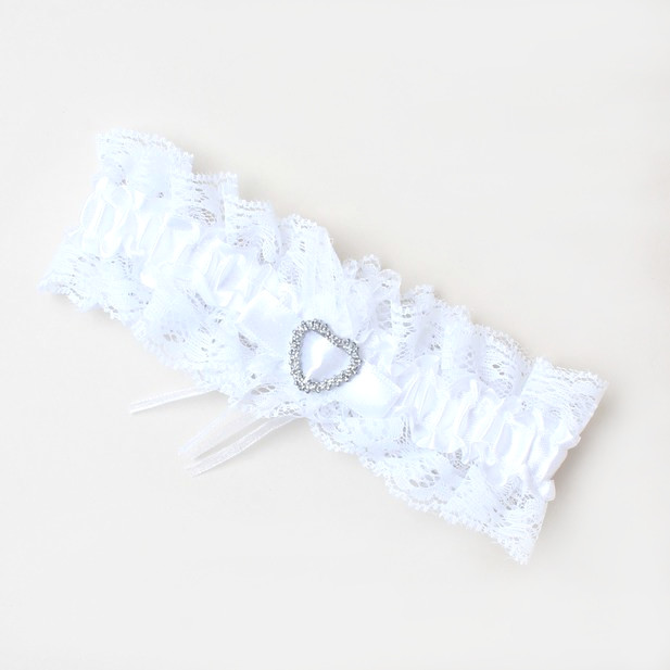 Bridal supplies - white garter