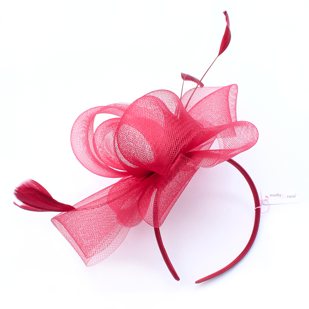 Navy Fascinator - wedding supplier